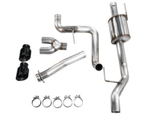 Load image into Gallery viewer, AWE 21-25 Ford F150 (14th Gen Reg Cab) Cat-Back Exhaust - 4.5in Dual Side Exit Diamond Black Tips