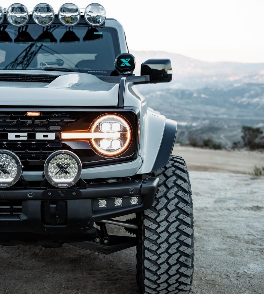 Hammer Built Bronco Triple S1 Flush Fit Fog Lights