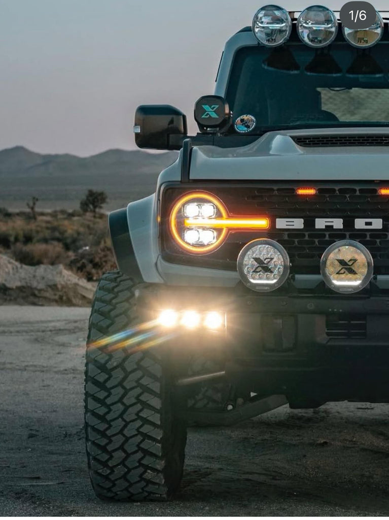 Hammer Built Bronco Triple S1 Flush Fit Fog Lights