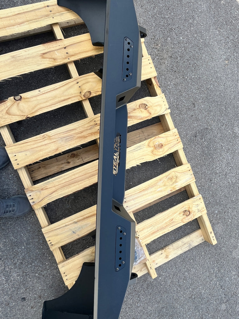 OPEN BOX (WILL CALL ONLY) ADD 2019-2021 Chevy/GMC 1500 Stealth Fighter Rear Bumper w/ Exhaust Tips