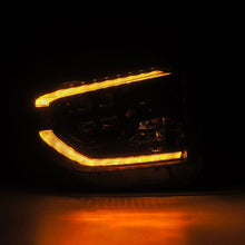 Load image into Gallery viewer, AlphaRex 14-21 Toyota Tundra NOVA-Series LED Proj Headlights Alpha-Blk w/Actv Light & Seq. Sig + DRL