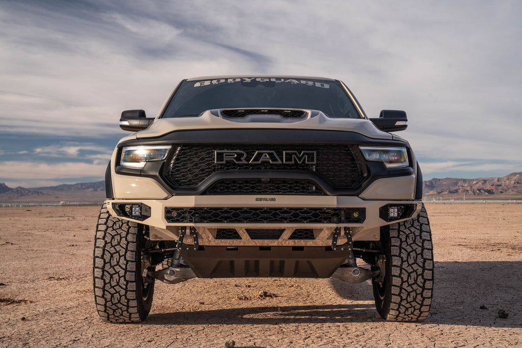 21-24 Ram TRX Freedom Series - Baja Front Bumper (Winch Mount) Textured Black, BLK Oxide Bolts