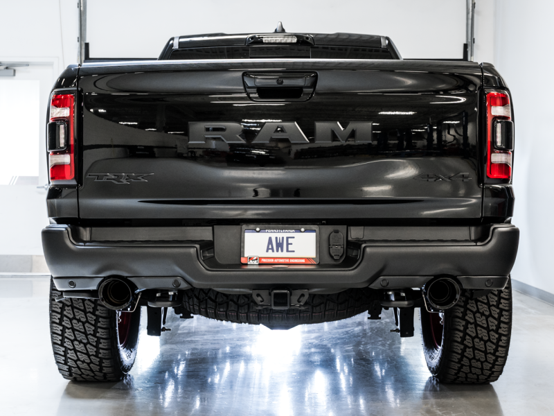 AWE Tuning 2021 RAM 1500 TRX 0FG Cat-Back Exhaust - Diamond Black