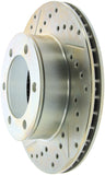 StopTech Select Sport 95-04 Toyota Tacoma Slotted and Drilled Right Front Rotor