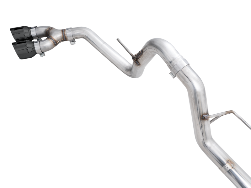 AWE 21+ Ford F150 Dual Side Exit Cat-Back Exhaust - 4.5in Diamond Black Tips *For Stock Y-Pipe Only