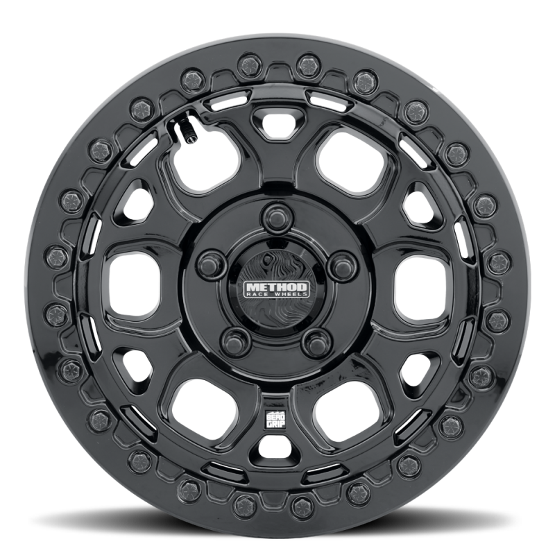 Method MR416 Beadlock 15x7 / 6x5.5 / 74mm Offset / 78.30mm Bore - Gloss Black Wheel