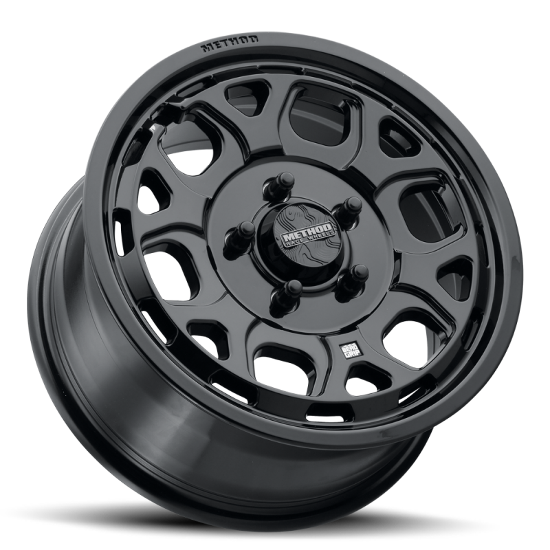 Method MR416 Bead Grip 15x7 / 6x5.5 / 74mm Offset / 78.30mm CB - Gloss Black Wheel