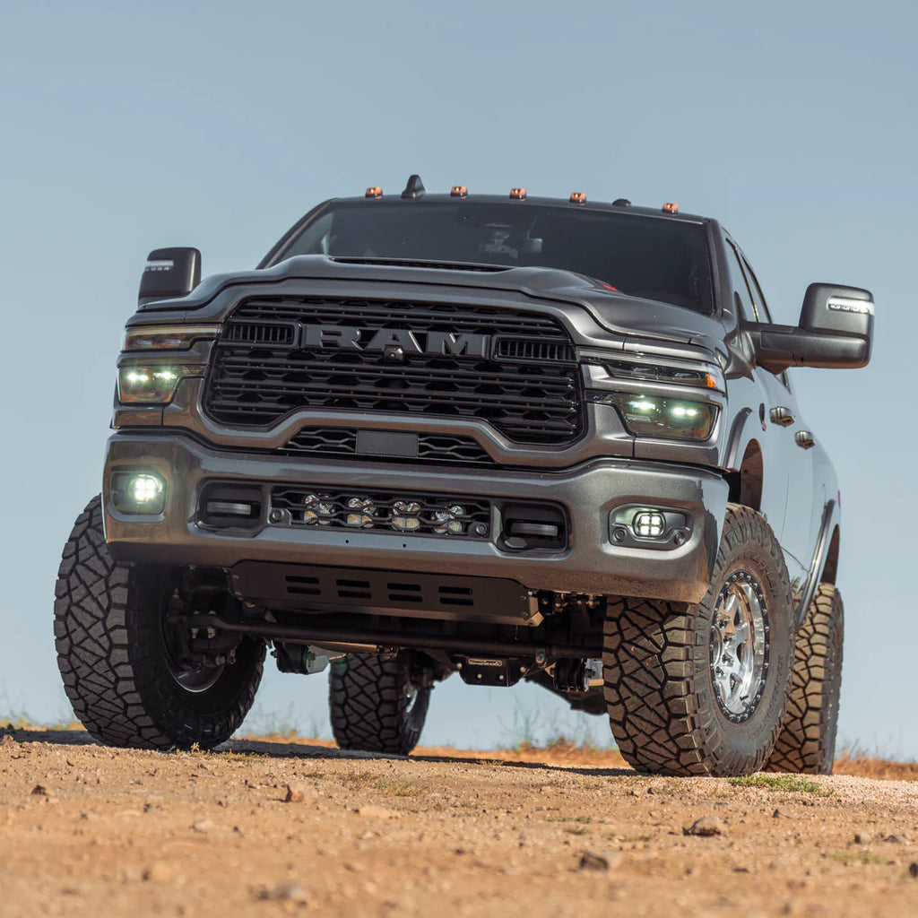 CJC BUILT 2019+ RAM 2500/3500 SKID PLATE INTERCOOLER GUARD / Black Powder Coat