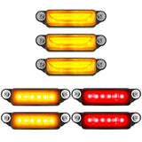 Recon Dodge 21-25 RAM 1500 TRX 7-PC Fender & Hood Light Kit Smoked Lens Amber LED Running Lights w/ Startup Light Sequence - Multiple Options
