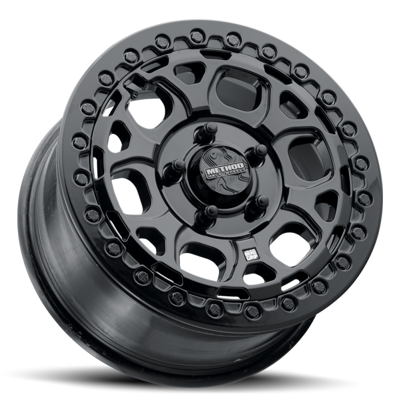Method MR416 Beadlock 15x7 / 5x4.5 / 55mm Offset / 68.00mm Bore - Gloss Black Wheel