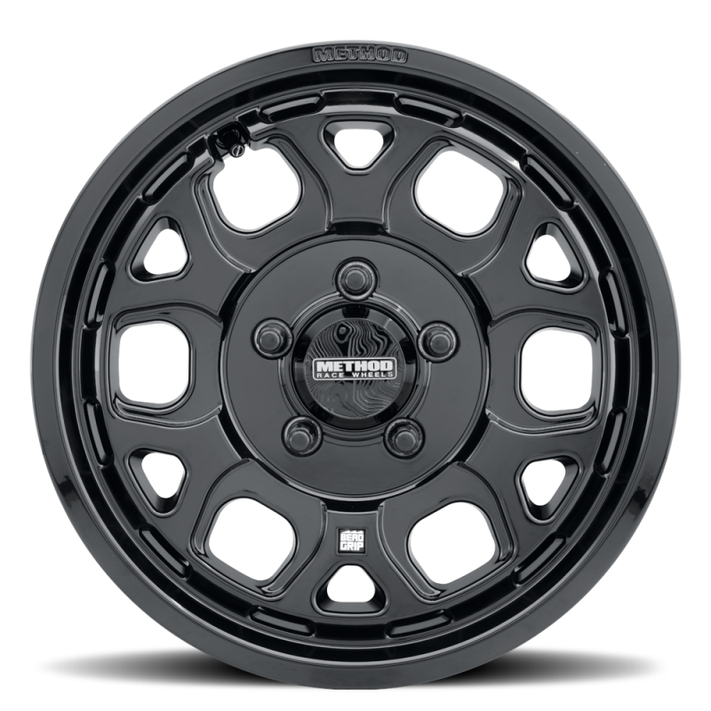 Method MR416 Bead Grip 15x7 / 6x5.5 / 74mm Offset / 78.30mm CB - Gloss Black Wheel