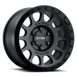 Method MR305 NV 18x9 18mm Offset 8x170 130.81mm CB Matte Black/Gloss Black Lip Wheel