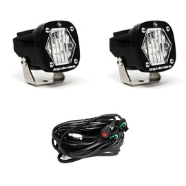 Baja Designs S1 Wide Cornering LED Light w/ Mounting Bracket Pair