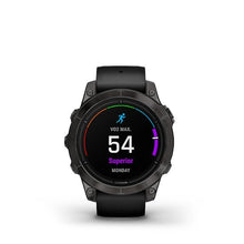 Load image into Gallery viewer, Garmin Epix Pro Sapphire Edition – 47mm, Carbon Gray DLC Titanium with Black Band