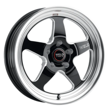 Load image into Gallery viewer, Weld S155 17x10 Ventura Drag 5x120 ET42 BS7.25 Gloss BLK MIL DIA 78.1