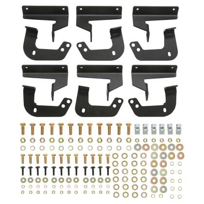 Westin 20-25 Jeep Gladiator Outlaw Nerf Step Bars - Textured Black / Rocker Panel Mount