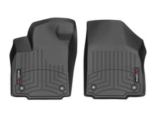 Load image into Gallery viewer, WeatherTech 23-24 Ford F-250/350/450/550 Over The Hump/Vinyl Floor Front FloorLiner - Black