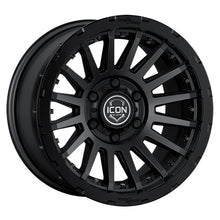 Load image into Gallery viewer, ICON Recon Pro 18x9 6 x 5.5 25mm Offset 6in BS 95.1mm Bore Satin Black Wheel