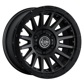 ICON Recon Pro 18x9 6 x 5.5 25mm Offset 6in BS 95.1mm Bore Satin Black Wheel