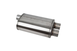 Corsa PRO-Series Tuned 304SS Muffler 2.5in Single Inlet / Dual Outlet - 19in OAL