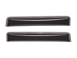 WeatherTech 04-24 Nissan Titan/16-24 Nissan Titan XD Rear Window Deflectors - Matte Black