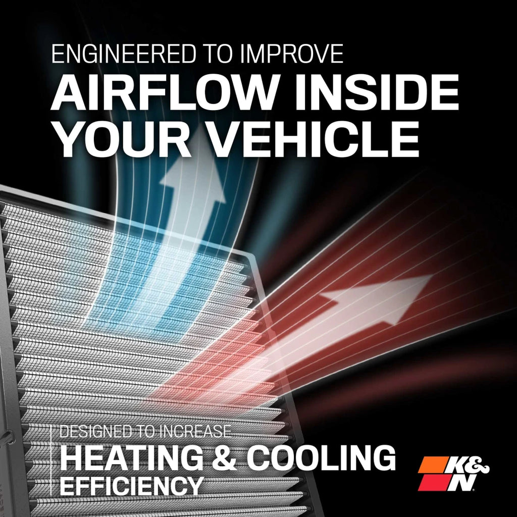 K&N LIFETIME WASHABLE CABIN AIR FILTER 21-24 Ram 1500 DT / TRX 6.2 V8