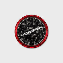 Load image into Gallery viewer, Vossen Classic Carbon Billet Sport Cap 2.0 - Large (VHFL) - Transparent Red - Forged Carbon (Gloss)