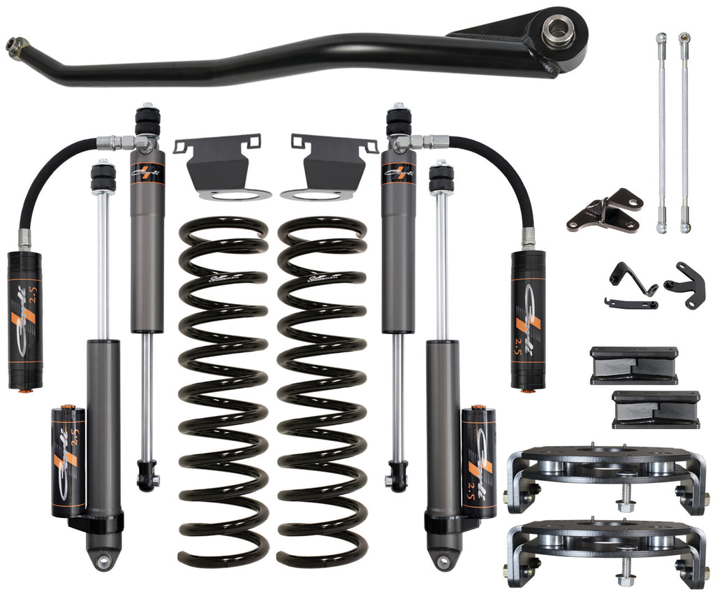 Carli Suspension 2014-18 & 2019-2026 Ram 2500 Pathfinder 2.5" Leveling System, Diesel, Base Kit For Air Ride Only