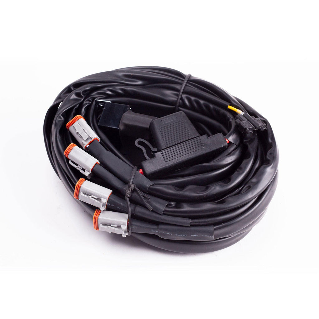Baja Designs Universal LP9 LP6 LP4 UpfitterWiring Harness - 4 Light Max