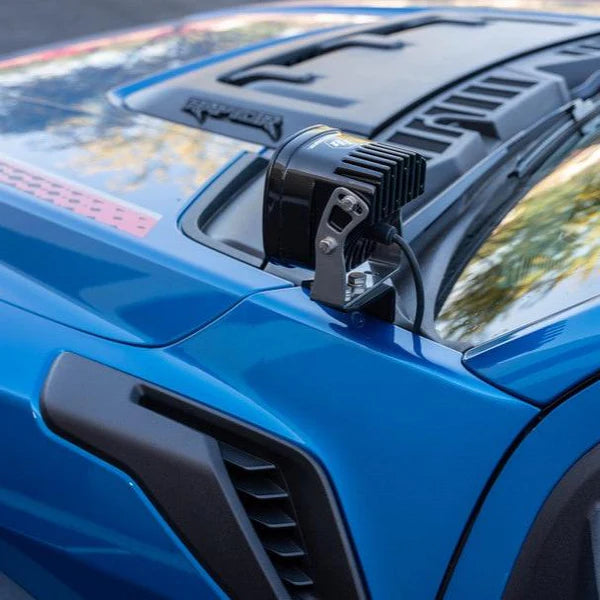 SDHQ OFF ROAD  '21-25 FORD RAPTOR SDHQ BUILT A-PILLAR LIGHT MOUNTS