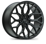 Vossen Hybrid Forged Series HF2 / Front Wheel / 19X9.5 ET +15 / Satin Black / 5X112BP / 66.6CB