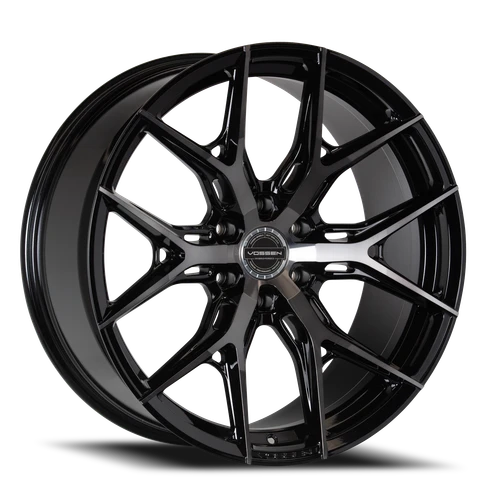 Vossen HF6-4 18x9 - 6x139.7 - ET0 - Super Deep - 106.1 CB - Tinted Gloss Black