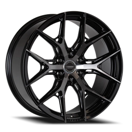 Vossen HF6-4 18x9 - 6x139.7 - ET0 - Super Deep - 106.1 CB - Tinted Gloss Black