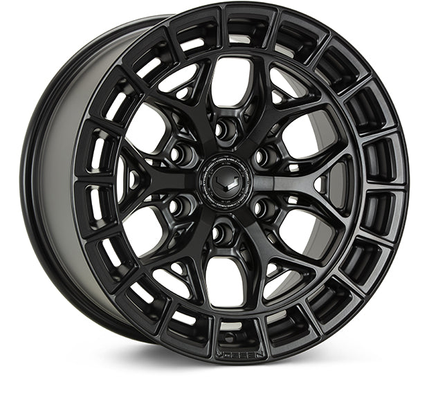 Vossen HFX-1 20x10 / 6x139.7 BP / ET-18 / 106.1 CB / Super Deep - Satin Black Wheel