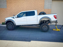 Load image into Gallery viewer, Foutz 2021-2024 GEN 3 RAPTOR LONG TRAVEL REAR CANTILEVER SUSPENSION KIT - includes rear Fox coil over and bump stops