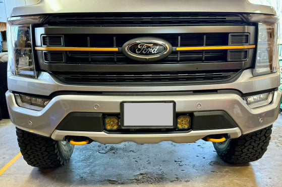 Axis Mounts Covert Bumper Diode Dynamics Lighting System for Ford 21-24 Gen3 Raptor