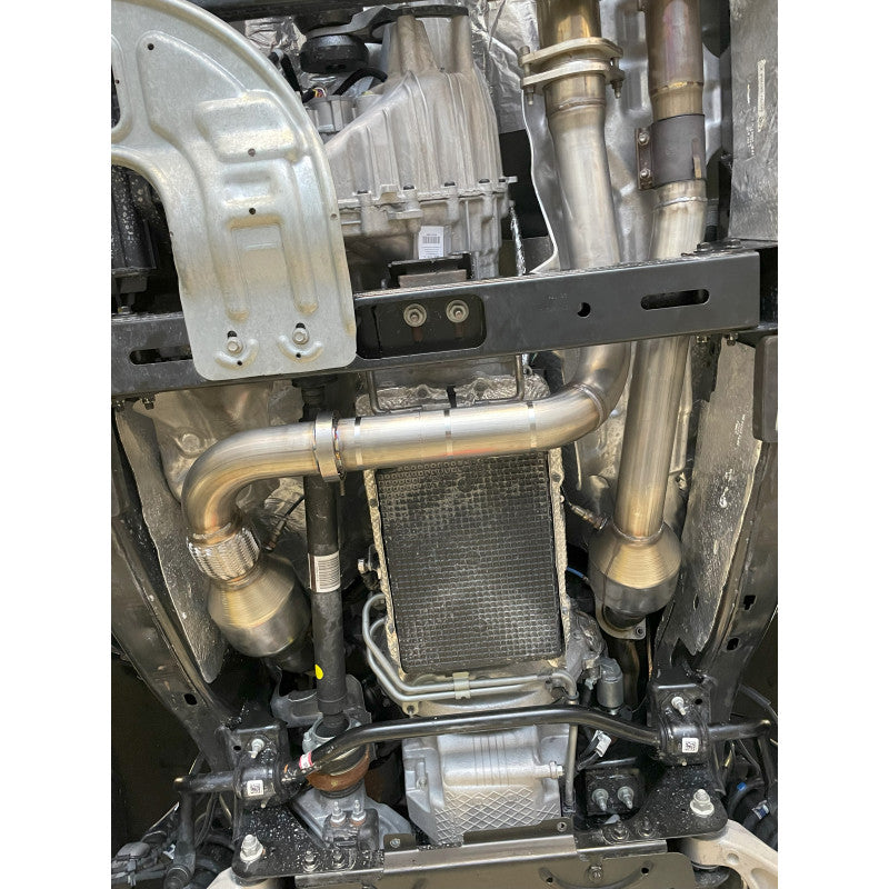 SPD PERFORMANCE 2023 - 2025 FORD F150 5.2L V8 RAPTOR R ALPHA CATTED DOWNPIPES WITH GESI CATS
