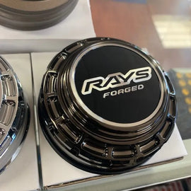 VOLK RACING LARGE PCD CENTER CAP BLACK CHROME 6×139