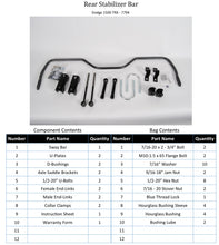 Load image into Gallery viewer, Hellwig 2021-2024 Dodge Ram TRX 7/8in Rear Sway Bar