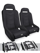 Load image into Gallery viewer, PRP Polaris RZR 570 GT3 Suspension Seats Kit (Pair) - Black &amp; Gray