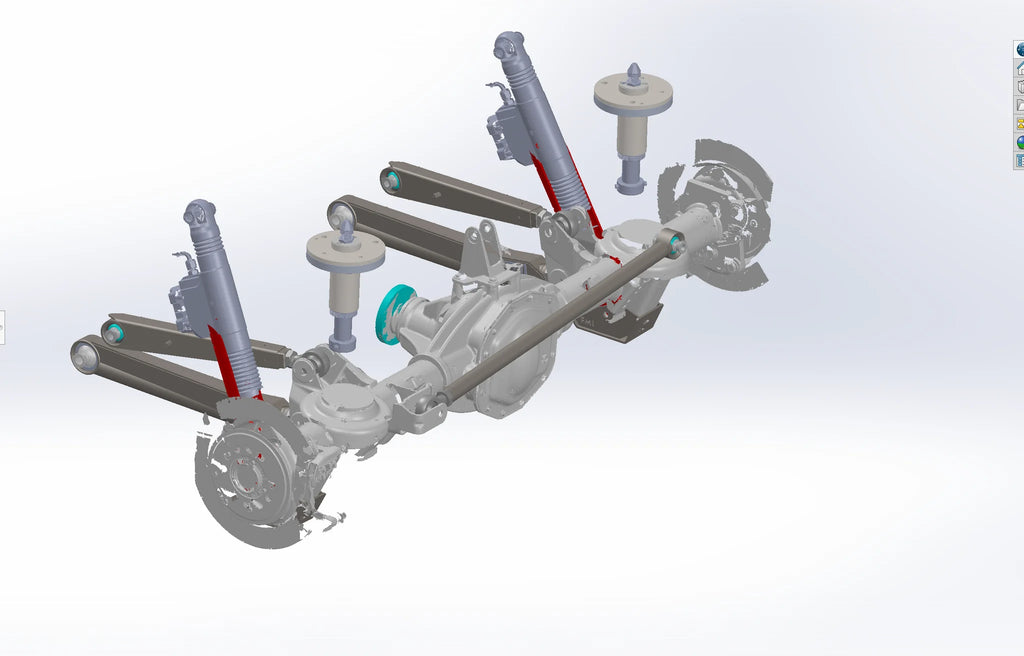 Foutz 2021 RAM TRX REAR BUMP STOP KIT WITH HYDRAULIC BUMP STOPS