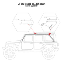 Load image into Gallery viewer, Go Rhino 07-17 Jeep Wrangler 4dr Mouinting Kit for SRM Rack