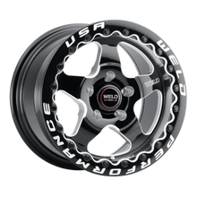 Load image into Gallery viewer, Weld S904 17x10 Ventura Beadlock 5x114.3 ET 49 BS 7.42 Gloss BLK MIL DIA 78.1