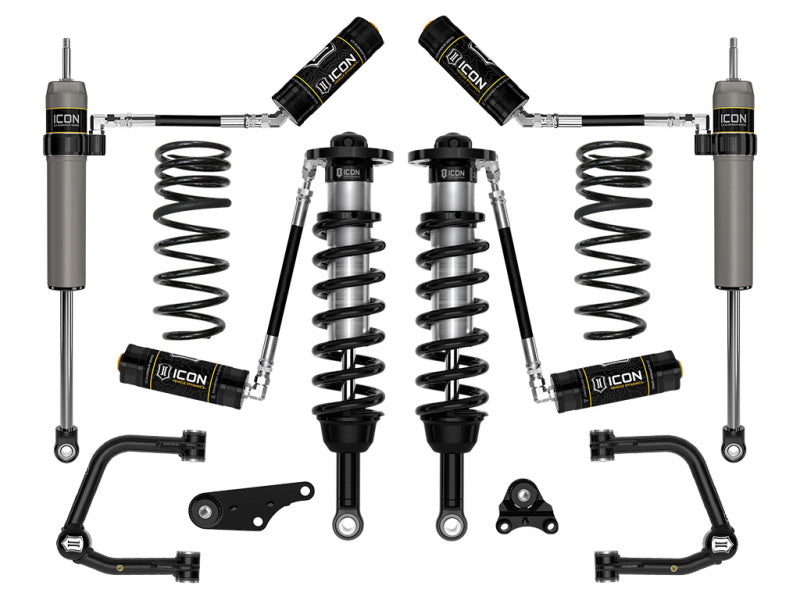 ICON 24 Tacoma 1.25-3in Stage 4 Suspension System Tubular Overland Rear Coils