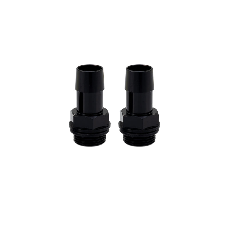 Mishimoto 2pcs. M20x1.5 5/8in Aluminum Catch Can Fittings - Black