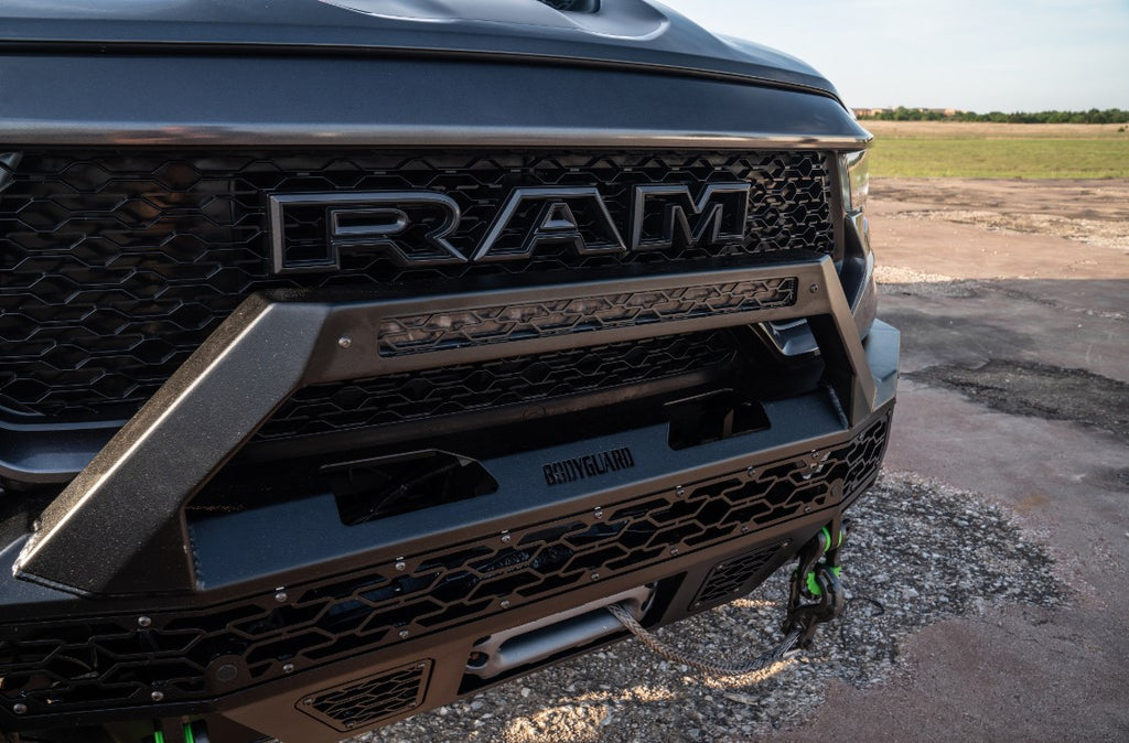 21-24 Ram TRX Freedom Series - Baja Front Bumper (Winch Mount) Textured Black, BLK Oxide Bolts