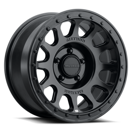Method MR709 HD Bead Grip 17x 8.5in / ET0 / 5x5 BP / 71.5mm Bore - Black Wheel
