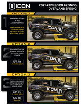 Load image into Gallery viewer, ICON 21-23 Bronco Sasquatch 2-3in Lift Stage 3 Suspension System Billet Heavy Rate