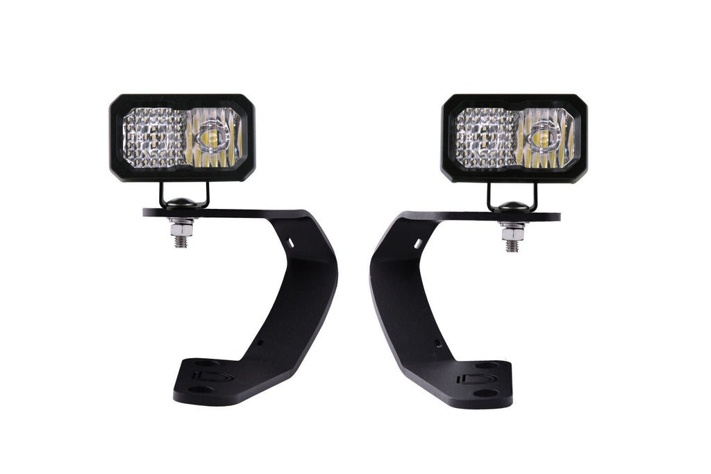 Diode Dynamics SSC2 LED Ditch Light Kit for 2010-2024 Toyota 4Runner Pro White Combo