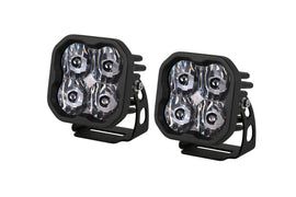 Diode Dynamics SS3 SAE/DOT White Sport LED Pod (pair) - Amber Backlight